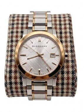 Burberry BU9006 Silver Dial Two-Tone Stainless Steel Unisex Watch